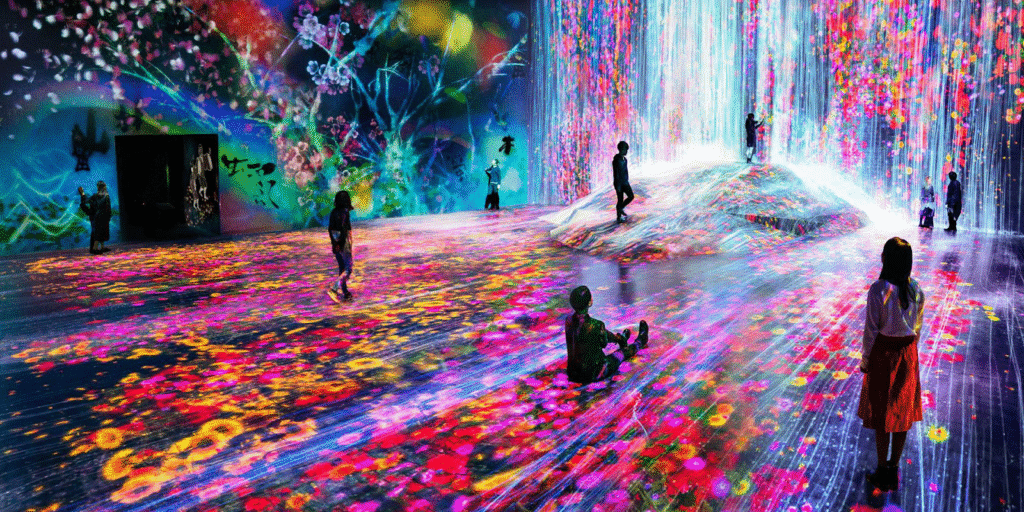 Modern architecture of a Tokyo museum blending art and innovation